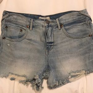Free People Denim Shorts